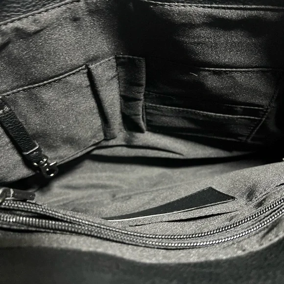 Calvin Klein tote crossbody bag iPad bag EUC Black - Picture 9 of 12